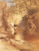 Samuel Palmer A Cascade in Shadow oil painting picture wholesale